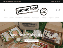 Tablet Screenshot of picnicbox.co.nz